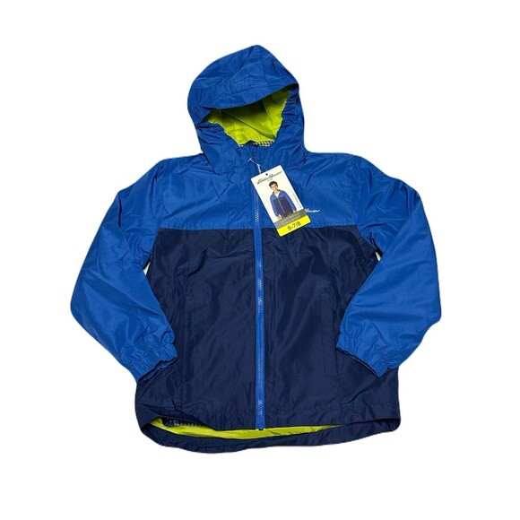 NEW Eddie Bauer Boys Small 7/8 Lone Peak 3-in-1 Jacket Fleece Lined Blue Camo - Picture 4 of 10